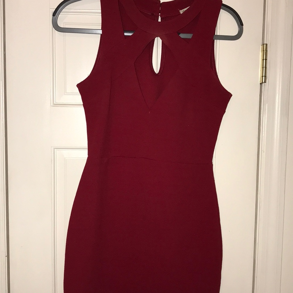 Charlotte Russe Red cutout dress
